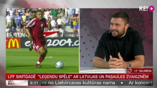 LFF simtgadei par godu Latvijas un pasaules futbola "Leģendu spēle"