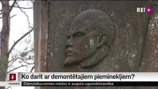 Ko darīt ar demontētajiem pieminekļiem?