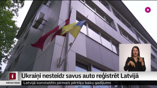 Ukraiņi nesteidz savus auto reģistrēt Latvijā