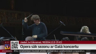 Opera sāk sezonu ar Galā koncertu