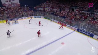 Pasaules hokeja čempionāta spēle Polija - Latvija 2:2