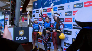 Kamaniņbraucēji Vītola un Aparjods uzvar Pasaules kausa izskaņā Siguldā, stafetē Latvijai sudrabs