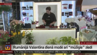 Rumānijā Valentīna dienā modē "mūžīgie" ziedi