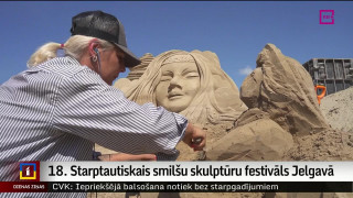 18. Starptautiskais smilšu skulptūru festivāls Jelgavā