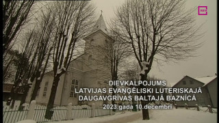 Dievkalpojums no Daugavgrīvas Baltās baznīcas