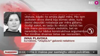 Innas Plavokas komentārs par Elksniņu