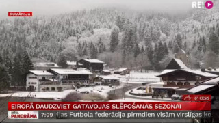 Eiropā daudzviet gatavojas slēpošanas sezonai