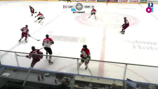 Latvija-Ungārija 2:0. U-20 pasaules hokeja čempionāta spēle