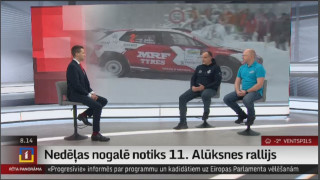 Intervija ar "Rally Aluksne" organizatoru Juri Osi un autosportistu Jāni Vorobjovu.