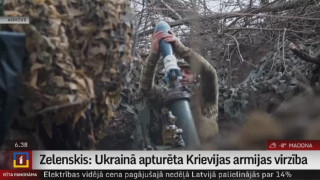 Zelenskis: Ukrainā apturēta Krievija armijas virzība