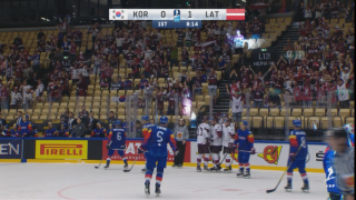 PČH 2018. Koreja - Latvija. 0 : 1