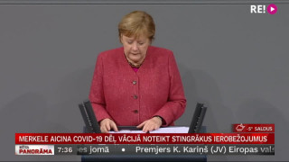 Merkele aicina Covid-19 dēļ Vācijā noteikt stingrākus ierobežojumus