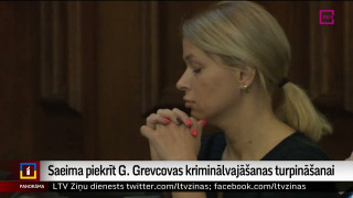 Saeima piekrīt G. Grevcovas kriminālvajāšanas turpināšanai