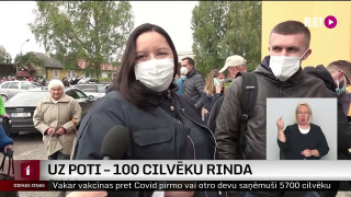 Uz poti – 100 cilvēku rinda