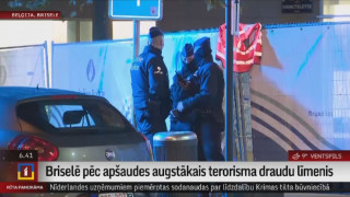 Briselē pēc apšaudes augstākais terorisma draudu  līmenis