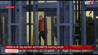 Krievijā īslaicīgi aizturēts Navaļnijs