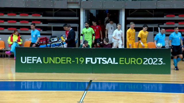 Eiropas čempionāta atlases turnīrs telpu futbolā U-19 Latvija - Gruzija