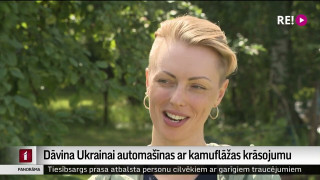 Dāvina Ukrainai automašīnas ar kamuflāžas krāsojumu