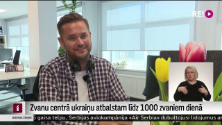 Zvanu centrā ukraiņu atbalstam līdz 1000 zvaniem dienā