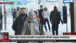 Somijā rekomendē turpināt nēsāt sejas maskas