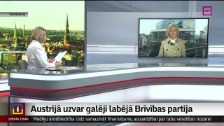 Austrijā uzvar galēji labējā Brīvības partija