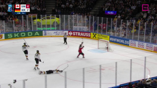 Pasaules hokeja čempionāta fināls Kanāda - Vācija 5:2