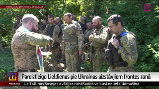 Pareizticīgo Lieldienas pie Ukrainas aizstāvjiem frontes zonā