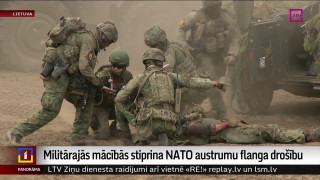 Militārajās mācībās stiprina NATO austrumu flanga drošību