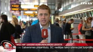 "Wizz Air" saasina konkurenci Rīgas lidostā