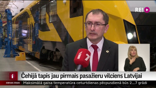 Čehijā tapis jau pirmais pasažieru vilciens Latvijai