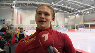 «Latvia Trophy» sacensības daiļslidošanā 2.diena. Deniss Vasiļjevs
