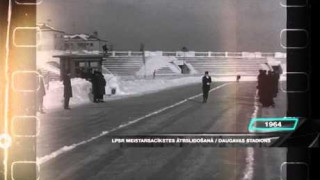 1964.gads Daugavas stadions. LPSR ātrslidošanas sacensības