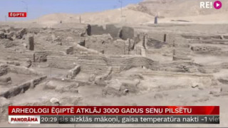 Arheologi Ēģiptē atklāj 3000 gadus senu pilsētu