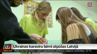 Ukrainas karavīru bērni atpūšas Latvijā