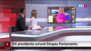 EK prezidente uzrunā Eiropas Parlamentu