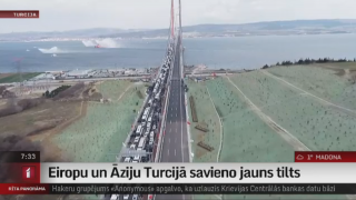 Eiropu un Āziju Turcijā savieno jauns tilts
