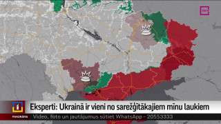 Eksperti: Ukrainā ir vieni no sarežģītākajiem mīnu laukiem