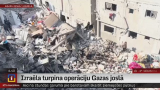 Izraēla turpina operāciju Gazas joslā