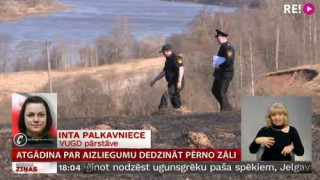 Atgādina par aizliegumu dedzināt pērno zāli