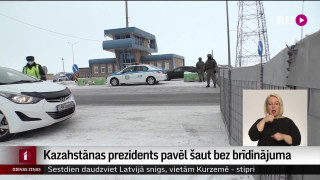 Kazahstānas prezidents pavēl šaut bez brīdinājuma