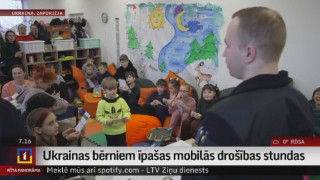 Ukrainas bērniem īpašas mobilās drošības stundas