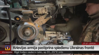 Krievijas armija pastiprina spiedienu Ukrainas frontē