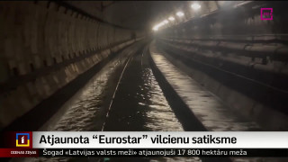 Atjaunota "Eurostar" vilcienu satiksme