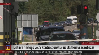 Lietuva neslēgs vēl 2 kontrolpunktus uz Baltkrievijas robežas