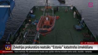 Zviedrijas prokuratūra neatsāks "Estonia" katastrofas izmeklēšanu