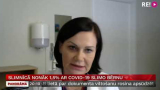 Slimnīcā nonāk 1,5% ar Covid-19 slimo bērnu