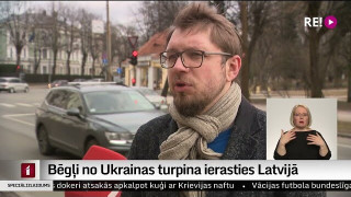 Bēgļi no Ukrainas turpina ierasties Latvijā