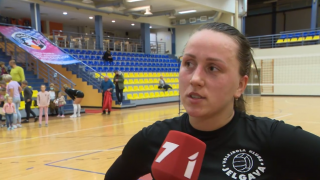 Baltijas līga volejbolā sievietēm. VK "Jelgava" - Tartu Universitāte. Sanda Ragozina