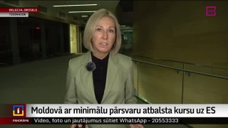 Moldovā ar minimālu pārsvaru atbalsta kursu uz ES