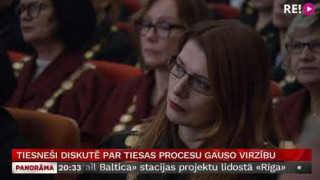 Tiesneši diskutē par tiesas procesu gauso virzību